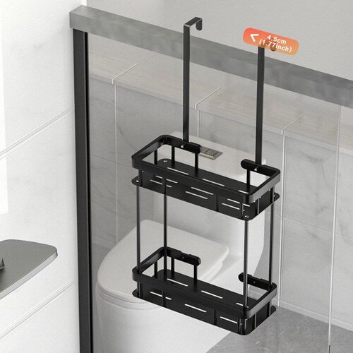 1/2tiers Bathroom Punch Free Wall-mounted Storage Rack Showe