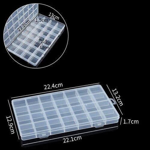 6-32 Grid Transparent Fixed With Slot Beaded Anti-string Gri