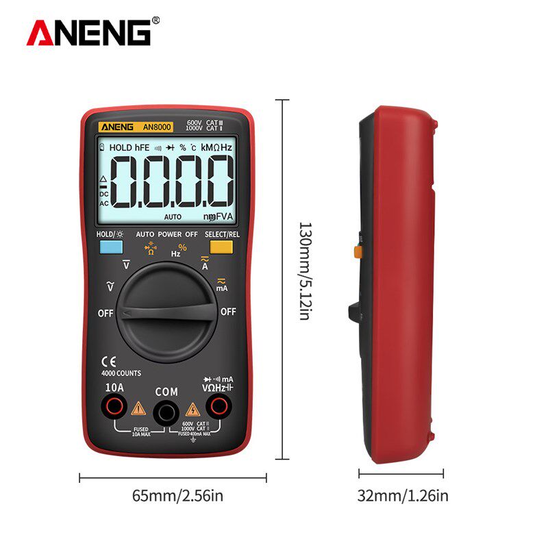 ANENG AN8000 Multimetry Professional Digital Multimeter Test图片
