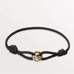 100% Original 925 Silver High Quality Trinity Bracelet Color