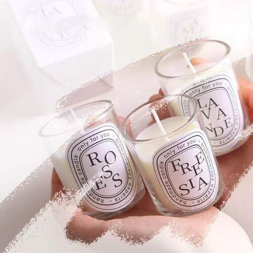 Romantic Transparent Scented Fragrance Candle Light Gift Sce