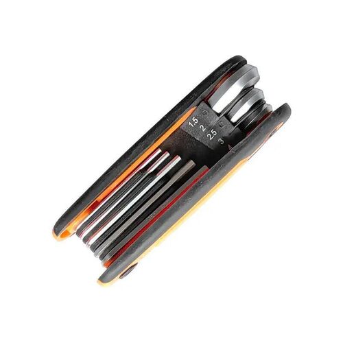 Alloy Steel Folding Hexagon Wrench & Screwdriver Set - Porta