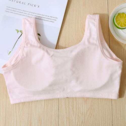 Front buckle plus size girl underwear junior high school stu