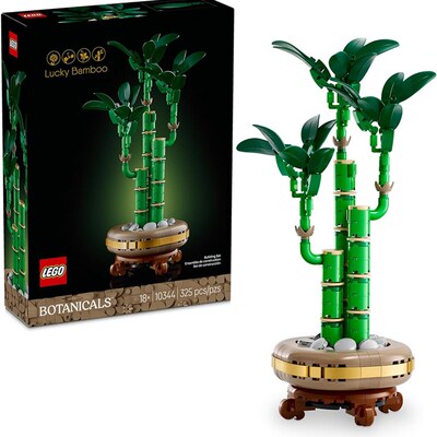 Lucky Bamboo Building Set,Artificial Fake Plant Decoration