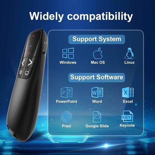 Wireless Presentation PowerPoint Clicker , Remote,USB Laser