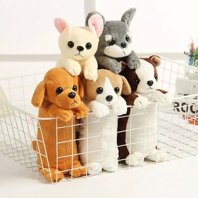 Cartoon Plush Pencil Case Kawaii Plush Dog Puppy School offi