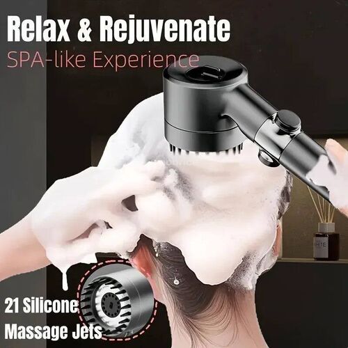 Shower Rain Head 4 Modes Shower Head High Pressure Portable