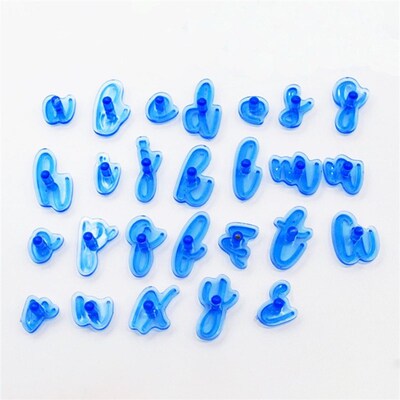 DIY Alphabet Number Letter Cake Mold 3D Cookie Biscuit Stamp