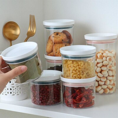 food seal container kitchen plastic dry grain storage contai