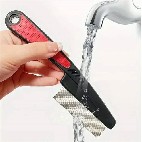Stainless Steel Fine Tooth Comb Tweezers Comb Head LiceComb
