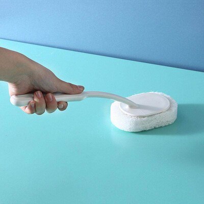 Bathroom long handle Sponge wipe Wall cleaning brush