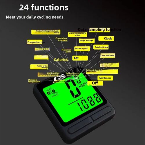 Bicycle Waterproof Wireless Code Table, Chinese or English,