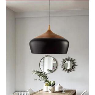Modern Hanging Ceiling Lamps Wood Aluminium e27 Pendant Ligh