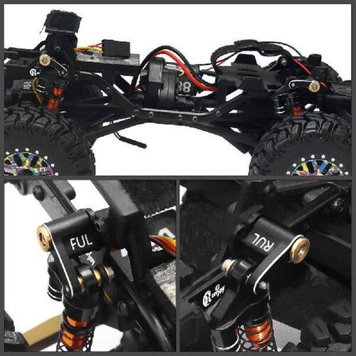 CNC Aluminum Shock Flex Blades for Axial 1/24 SCX24 Front