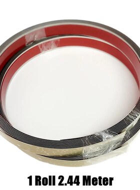 1 Roll Gold Wall er Stainless Steel Flat Decorative Lines Ti