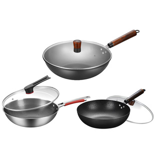 32cm Stainless Steel Non Stick Frying Pan for Induction Gas