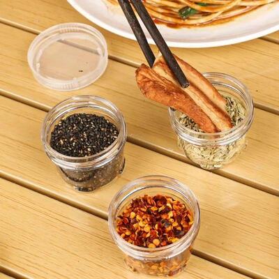 3/6PCS Seasoning Bottles Condiment Container Portable Travel
