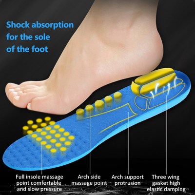 2023 New Memory Foam Insoles For Shoes Sole Deodorant Breath