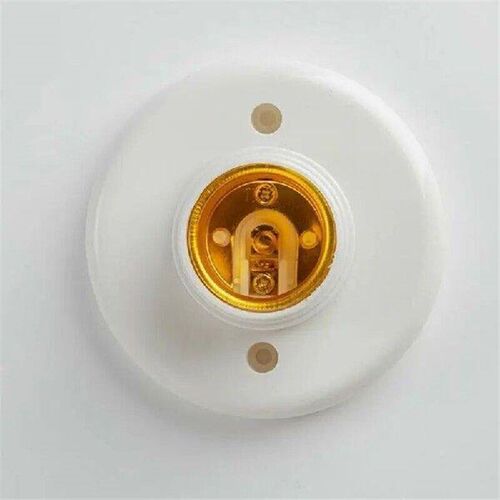 1pc E27 Screw Cap Socket White Ceiling Light Lamp Bulb