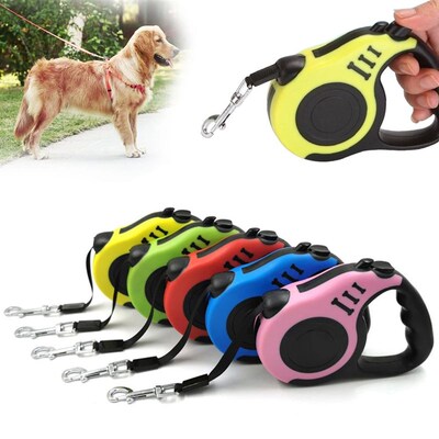 3m;5m Leashes Durable Automatic Retractable Nylon Cat Lead E