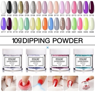 Nail Dipping Powder Gel Of Nails Extension Builder Crystal