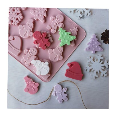 Cake Silicone Mold Christmas Chocolate Mould Decoration Mold