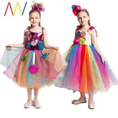 Girls Dress Kids Baby Girl Children Halloween Party Clothes