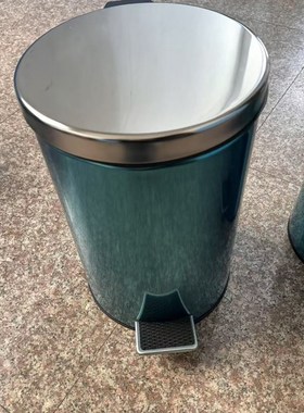 IMP17153/1715船用全封闭不锈钢踏式垃圾桶