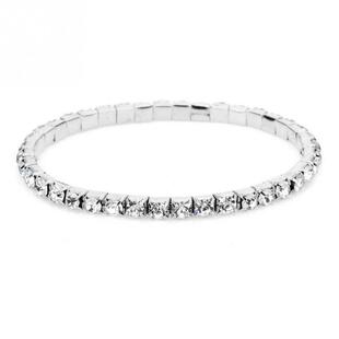 Silver Ankle Bracelet For Women Rhinestones Anklet Chain