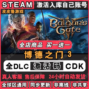 Steam正版博德之门3激活码CDK入库国区全DLC游戏Baldur's Gate 3