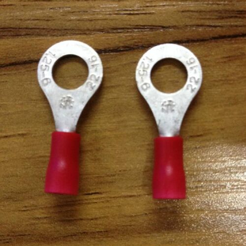 冷压端子 接线端子 O型端子 圆形预绝缘端子 线耳 铜鼻 RV1.25-6