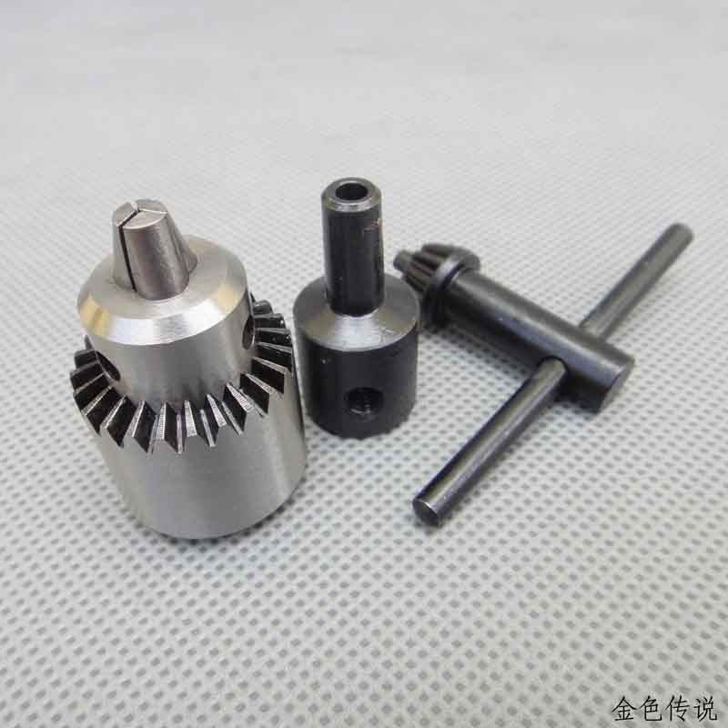 0.3-4MM电钻夹头套件JT0 diy手工电磨钻 电钻头连套装 合金小钻头