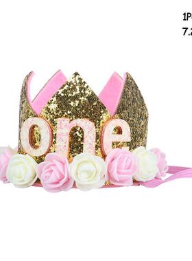 Baby 1st Birthday Party Decorations One Year Old Crown Boy G