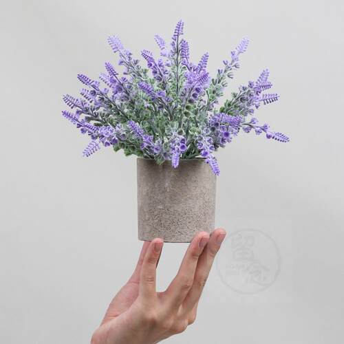 。Simulated potting cylindrical pulp basin flocking wormwood