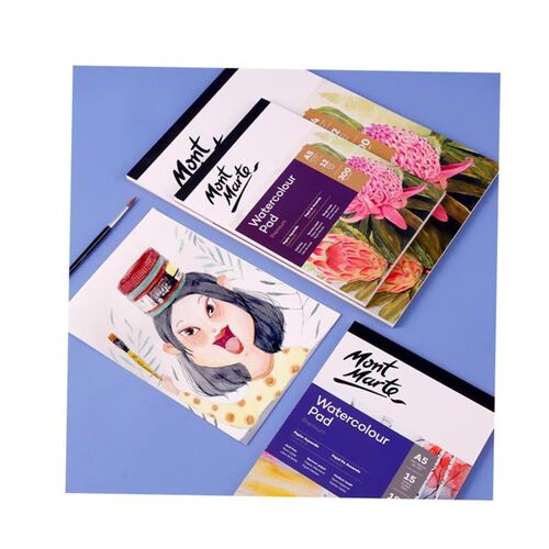 Watercolor painting book  aquarelle paper montmarte art book
