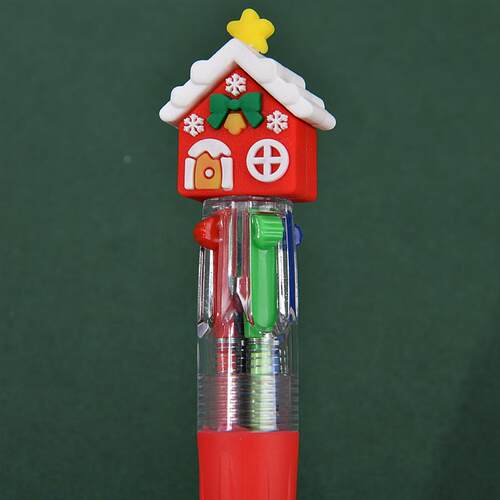 Cross-border Christmas oil-based pens for student stationery