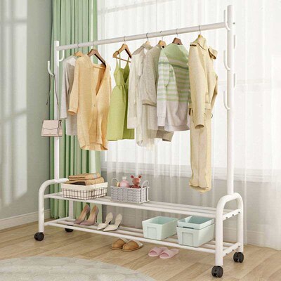 Hanger Floor-standing Folding Household Drying Hanger Balcon