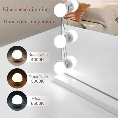 LED Light Makeup Mirror Bulbs Vanity Lights USB 12V Bathroom
