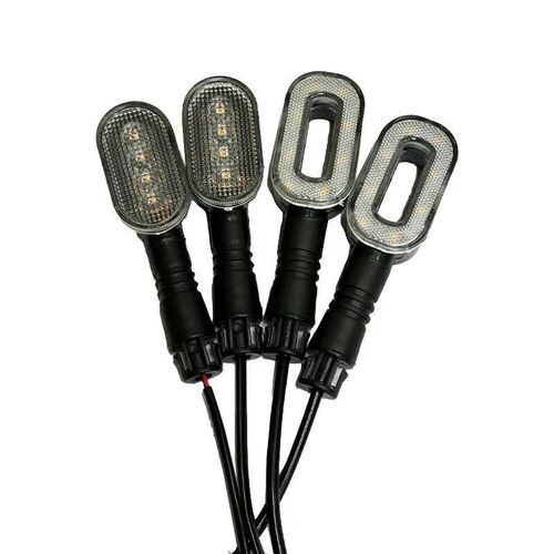 2PCS 36V/48V/60V/72V Bicycle Turn Signal Horn Taillight Comb