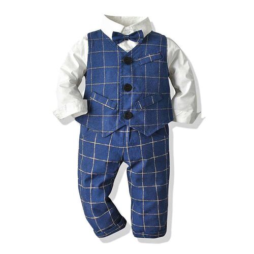 Autumn childrens clothing childrens dress gentleman vest p