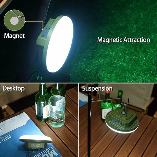 MOSLIGHTING 9900mAh Rechargeable Powerful Light Camping Lant