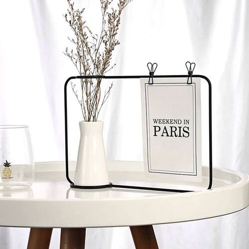 2 In 1 Flower Vase Photo Frame Ceramic Hydroponic Vase Ornam