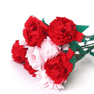 Origami Crinkled Crepe Paper DIY Gifts Flower Wrapping Fold