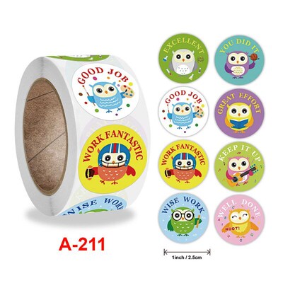 Rewarding Toy Stickers for Kids Teachers Rolled Adhesive Lab