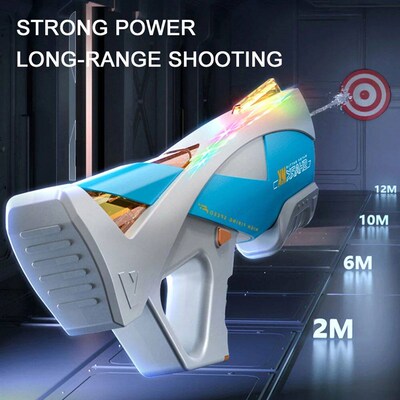 Full Electric Automatic Water Storage Gun Toys Portable Chil