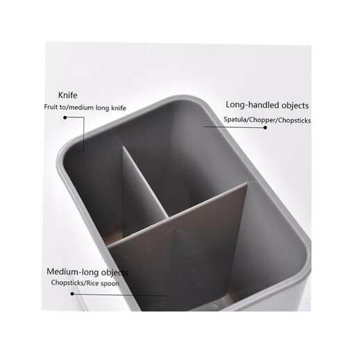 Spoon Fork Chopstick Storage Holder Box Kitchen Drain Rack
