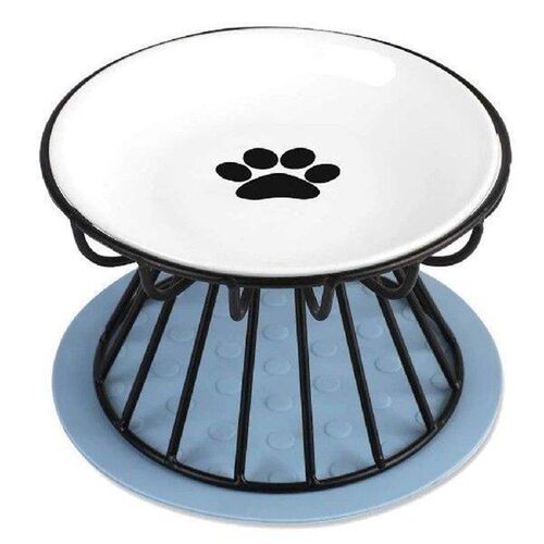 Cat Bowl-Raised Food Bowl Elevated Cat Feeder Bowl Stand