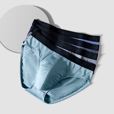 Mens Briefs 60 unt Modal Mid-rise Antibacterial Breathable