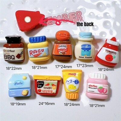 9pcs Refrigerator Magnets, Kawaii Cartoon Food Fridge Magnet