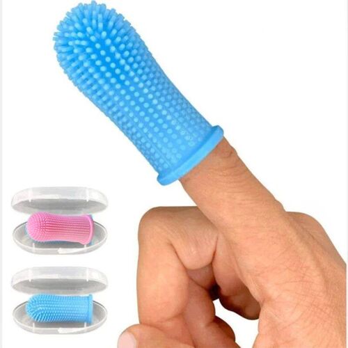 Super Soft Dog Toothbrushes Cleaning Finger Brush For Dog an